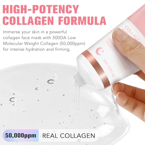 Collagen Night Face Mask + Brush