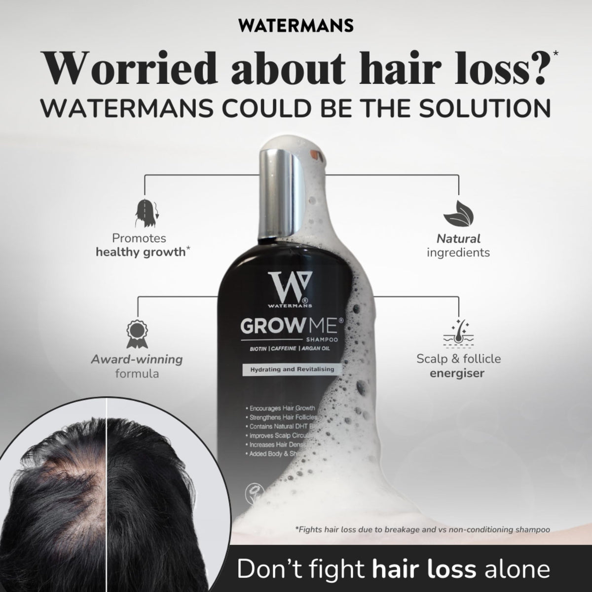 GROW ME Hair Growth Shampoo & Conditioner