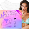 CLEVERFY Silicone Chest Wrinkle Pads Sleeping Reusable (2 Pack T-shape) - Silicone Decollete Anti Wrinkle Chest Pads - Anti Wrinkle Patches for Decollete Wrinkle Prevention