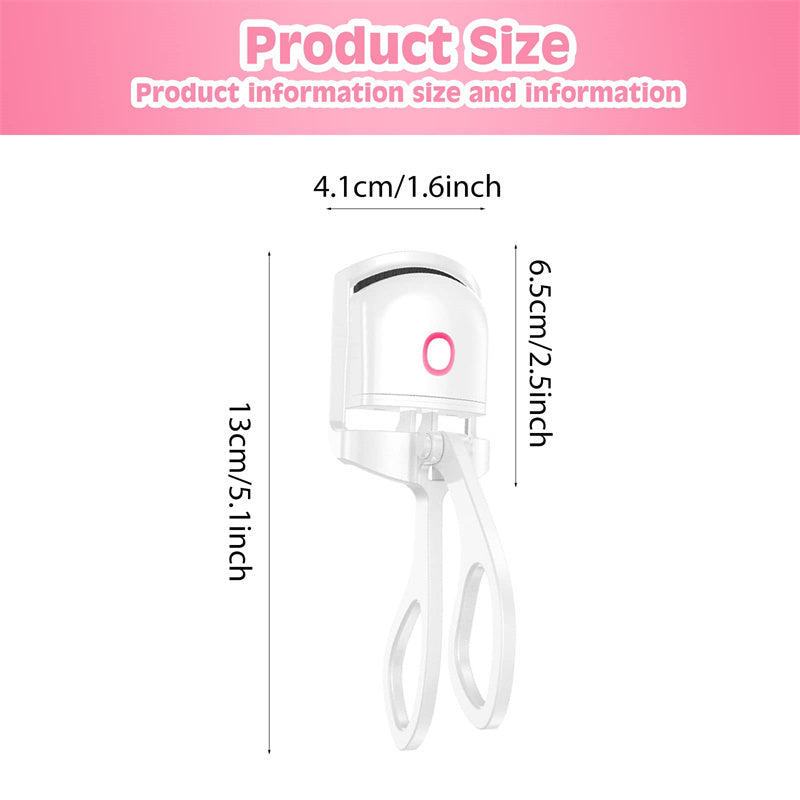 Electric Heated Lash Curler — Mini, Fast Heat, Travel-Ready