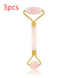 Natural Jade Stone Face Roller for Lymphatic Drainage & Glow