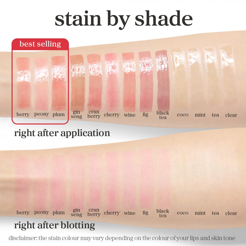 NOONI Korean Vegan Lip Oil - Appleberry | Lip Stain