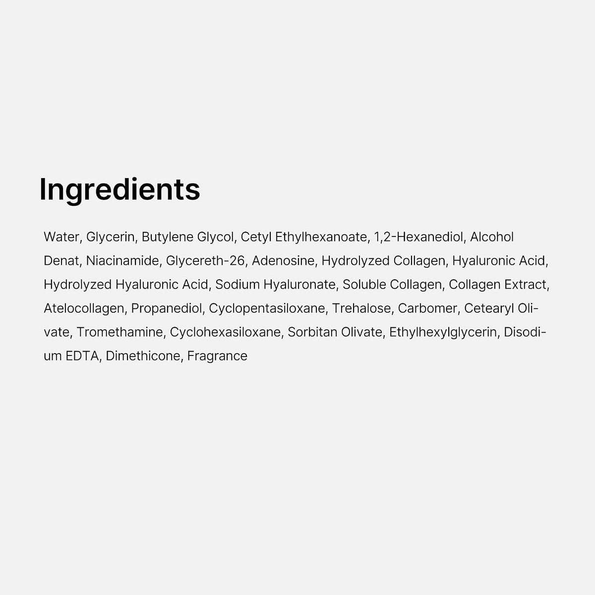 Triple Collagen Serum for Nourishment