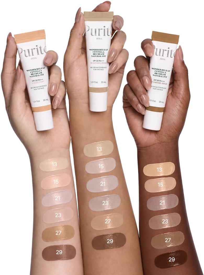 PURITO Wonder Releaf Centella BB Cream Natural Fit 21 Light Beige