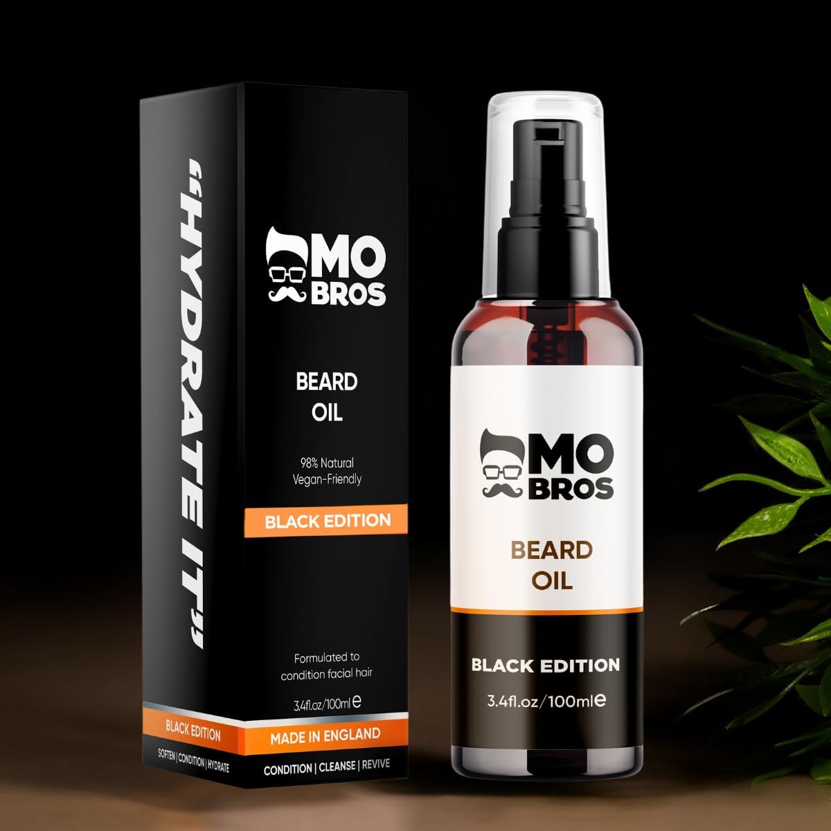 Mo Bros Beard Oil 100ml - Healthy Beard Growth - Cologne Inspired