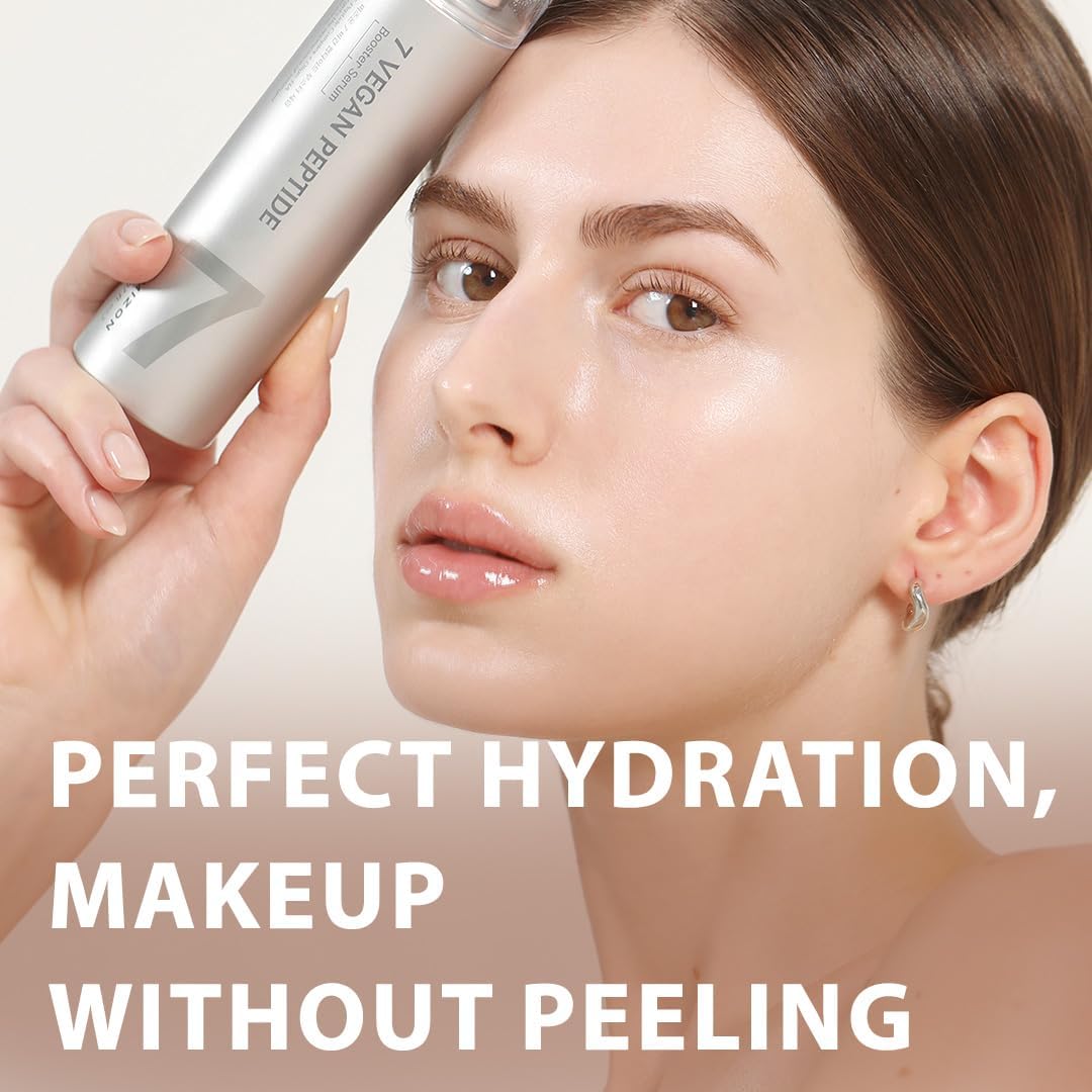 7 Vegan Peptide Booster Serum - Glass Skin & Pore Minimizing Serum - 150ml