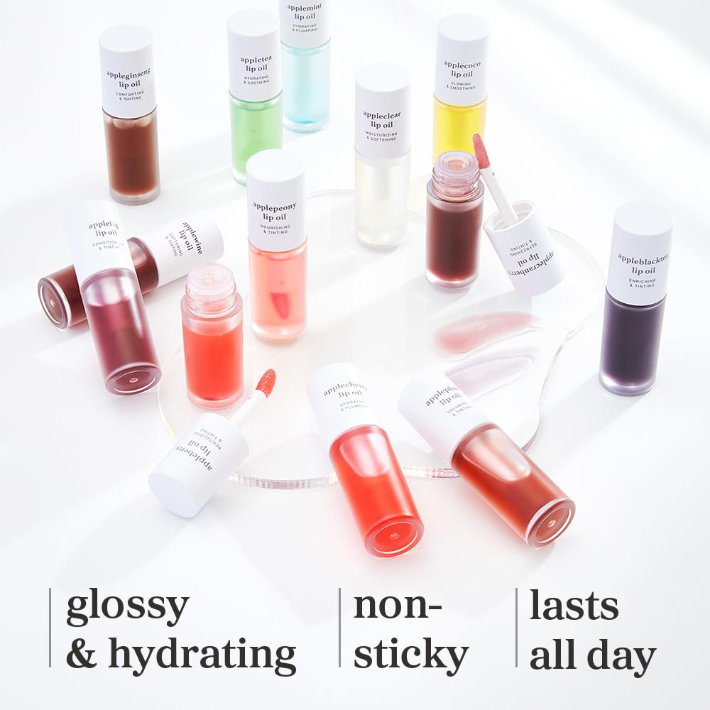 NOONI Korean Vegan Lip Oil - Appleberry | Lip Stain