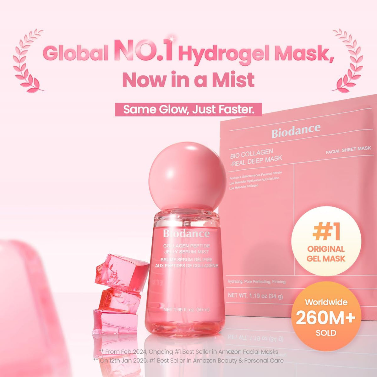 BIODANCE Collagen Peptide Jelly Serum Facial Mist 50ml