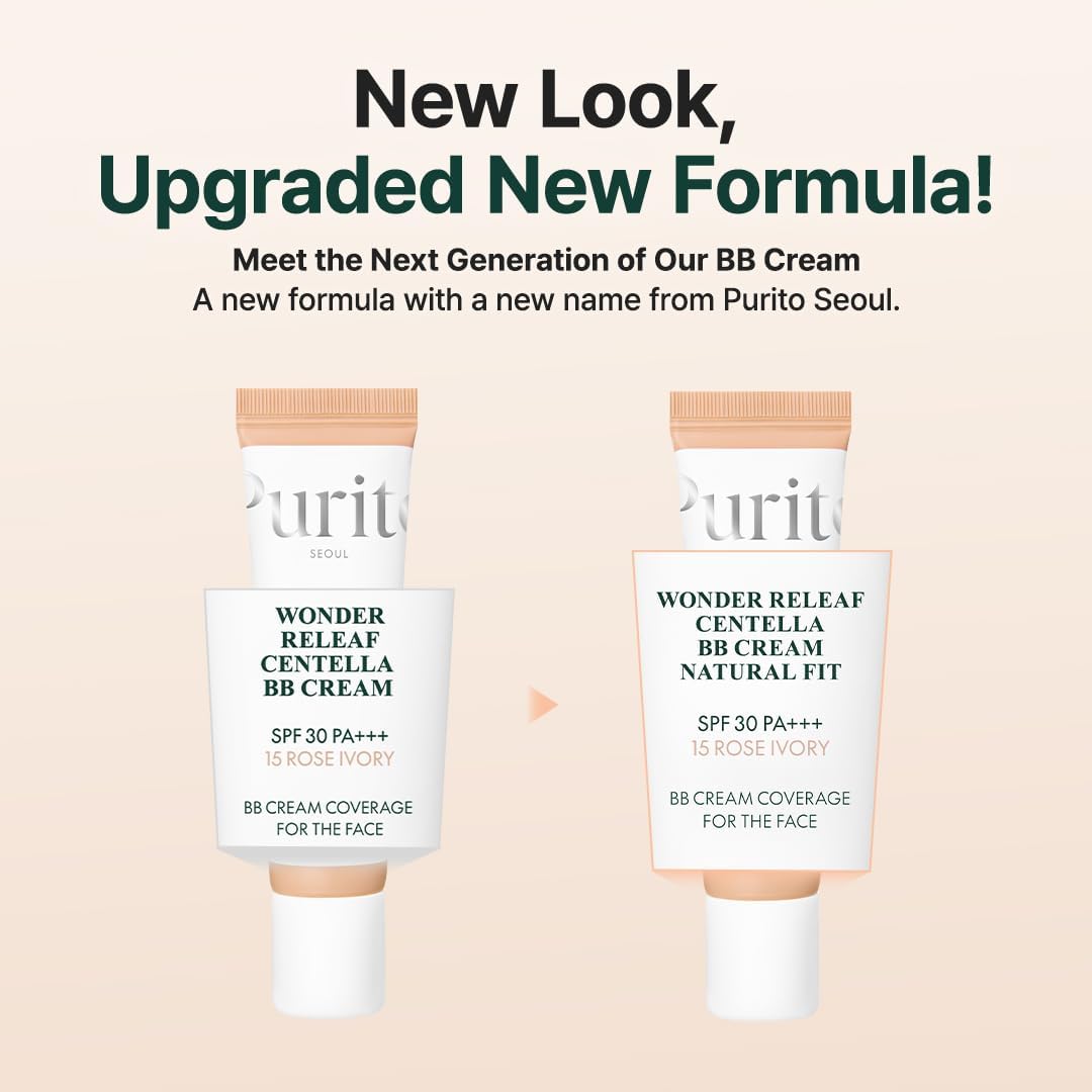 PURITO Wonder Releaf Centella BB Cream Natural Fit 21 Light Beige