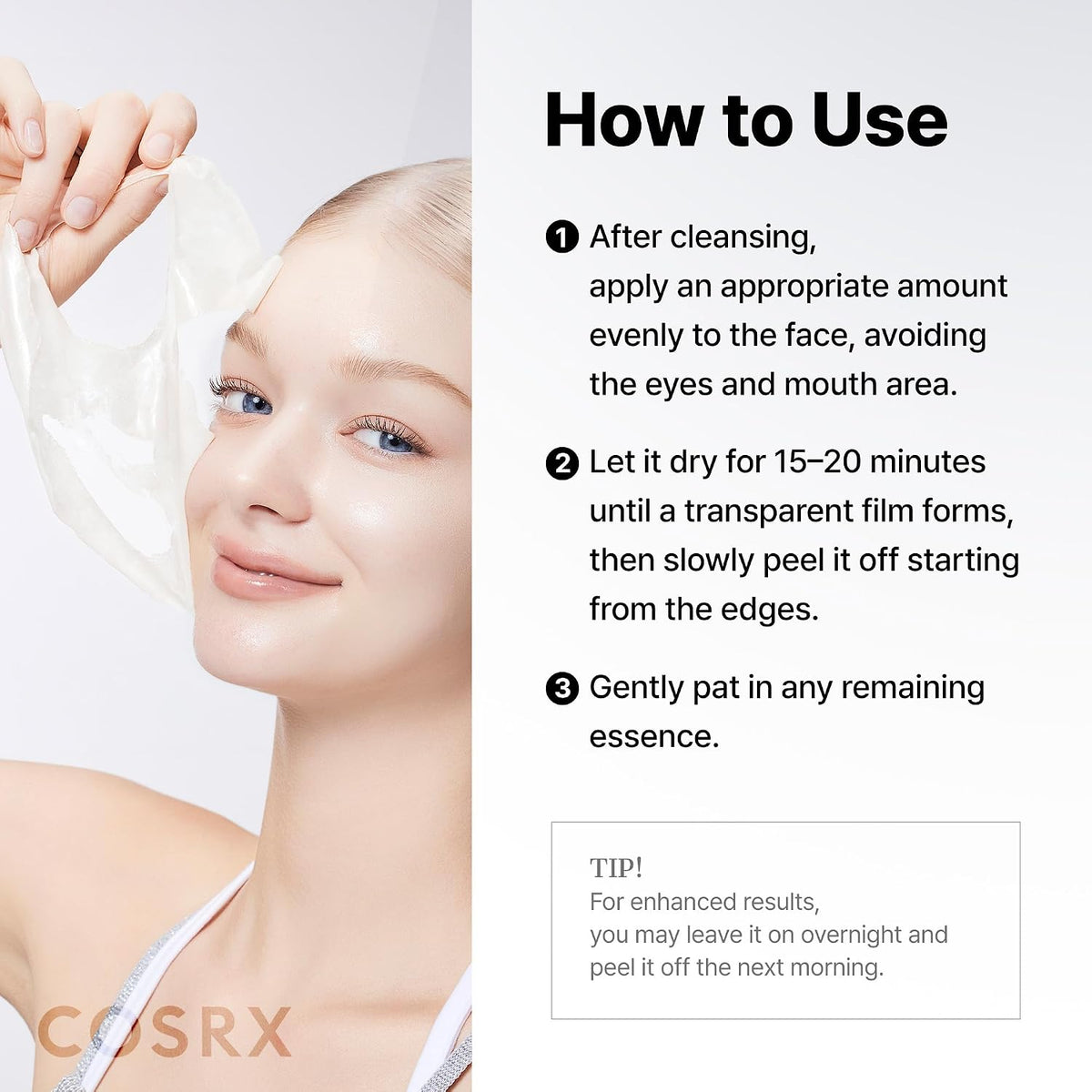 PDRN Glaze Mask + Brush - Glass Skin Peel Off