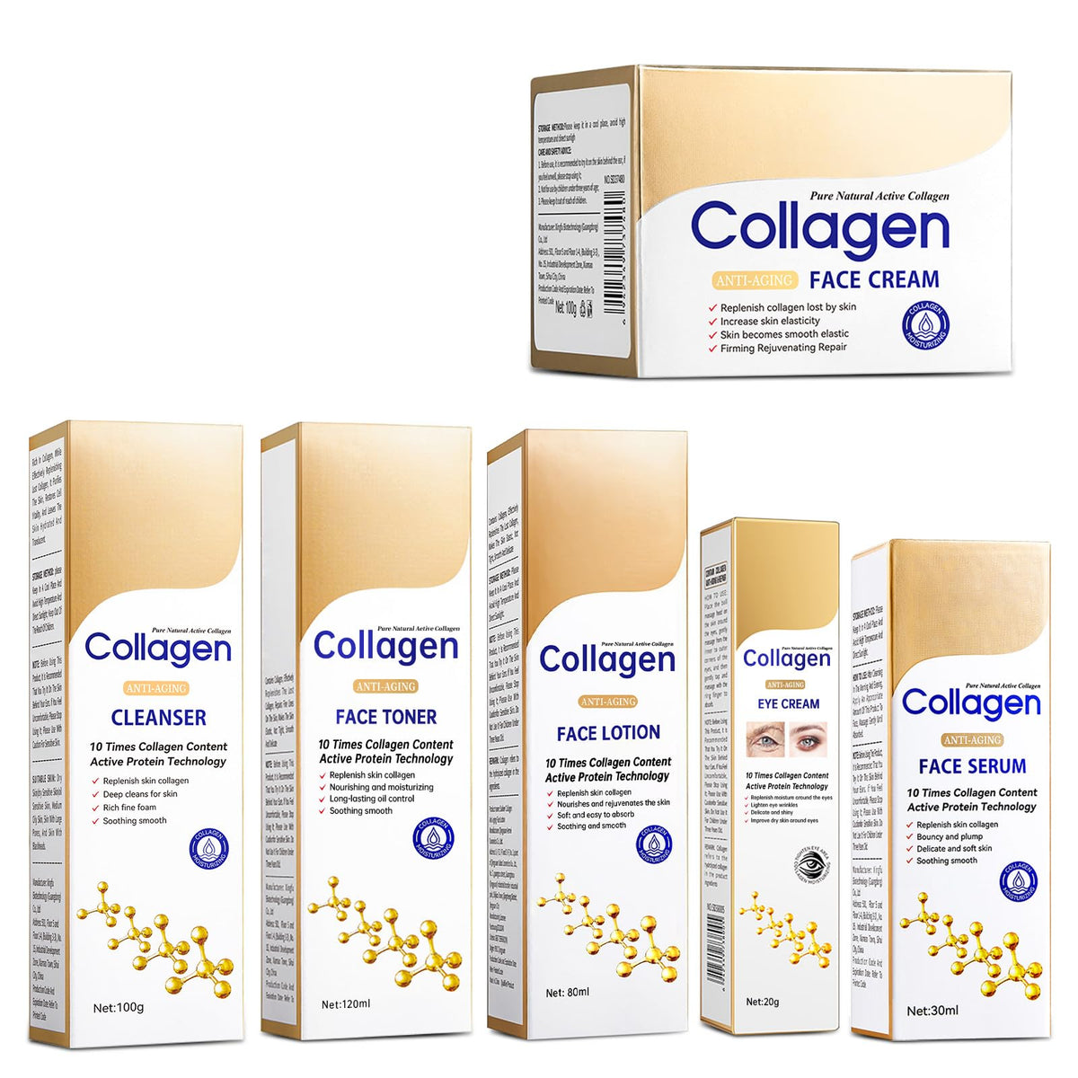 Rose Gold Collagen Glow 7-in-1 Hydrating Gift Set