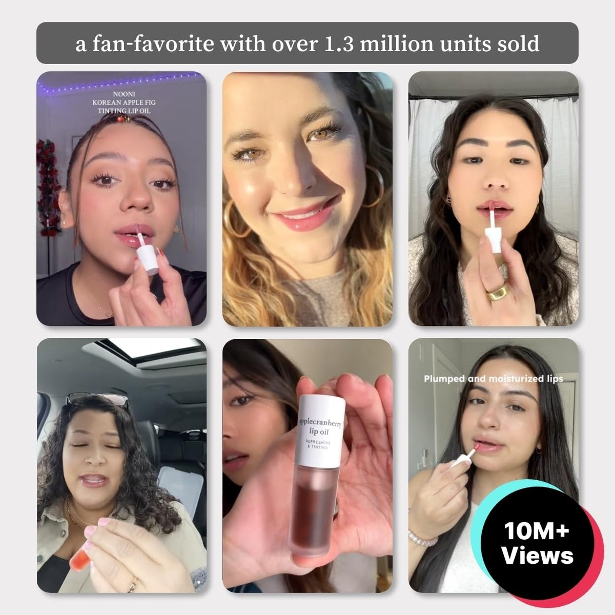 NOONI Korean Vegan Lip Oil - Appleberry | Lip Stain