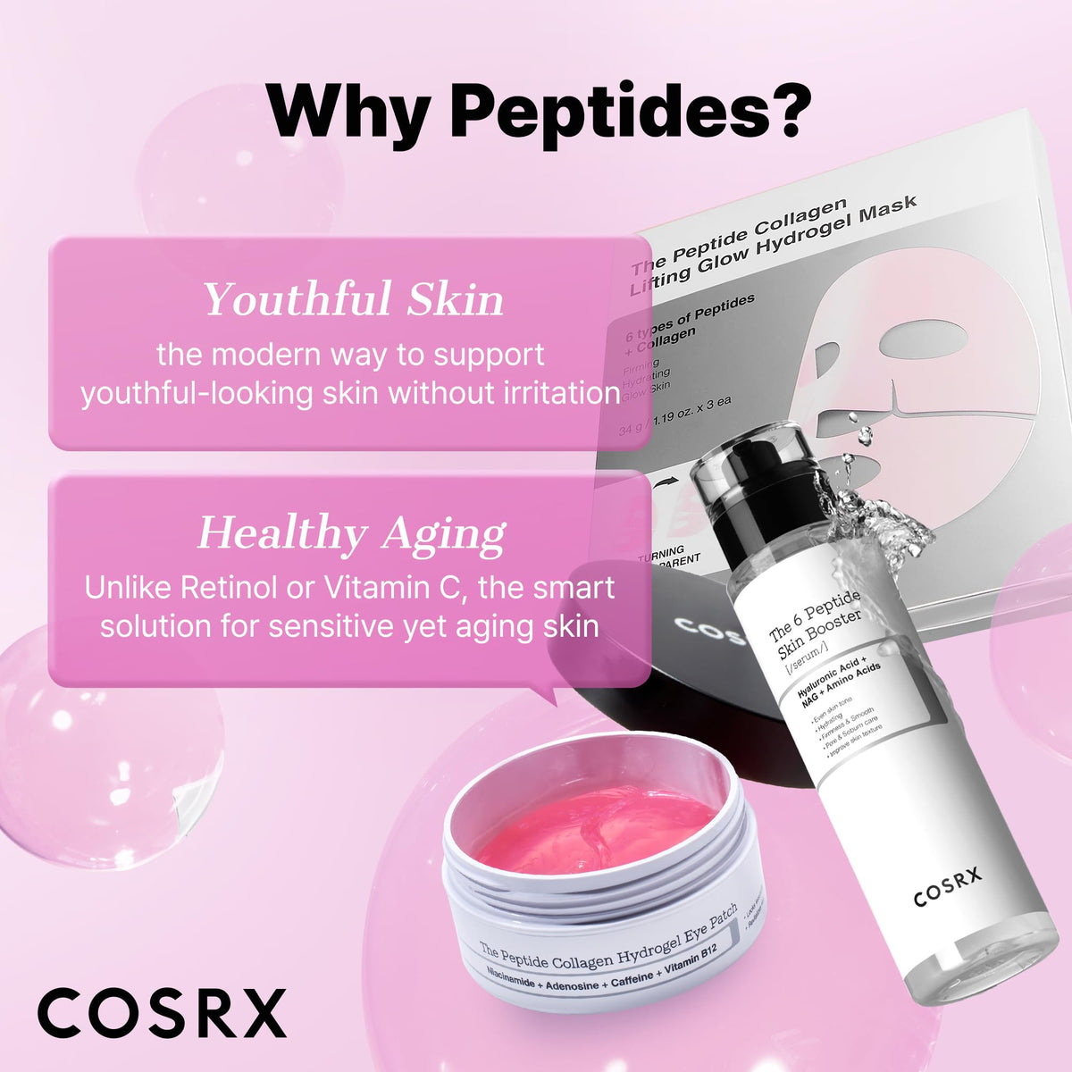 COSRX 6 Peptide Collagen Face Serum