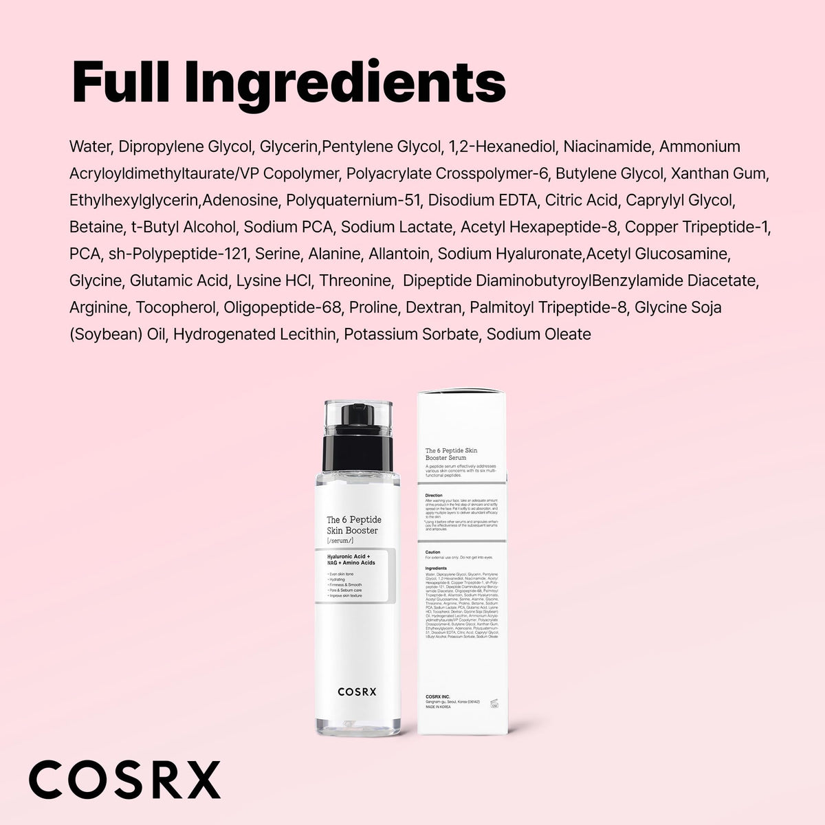 COSRX 6 Peptide Collagen Face Serum