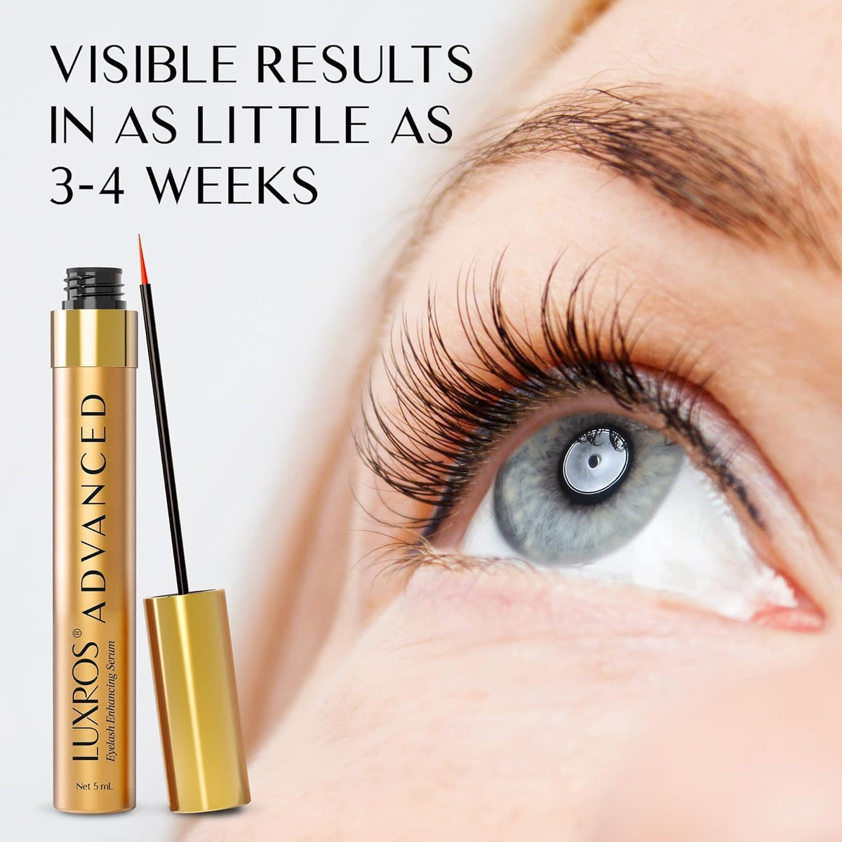 Eyelash Enhancer Serum for Thicker, Longer-Looking Lashes