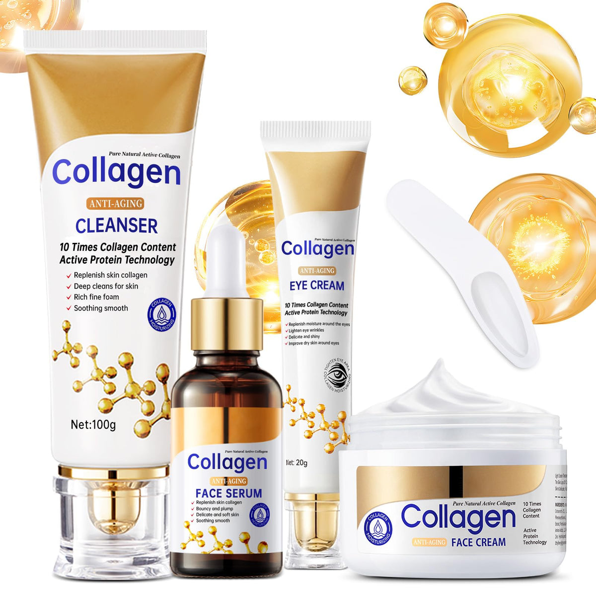 Rose Gold Collagen Glow 7-in-1 Hydrating Gift Set