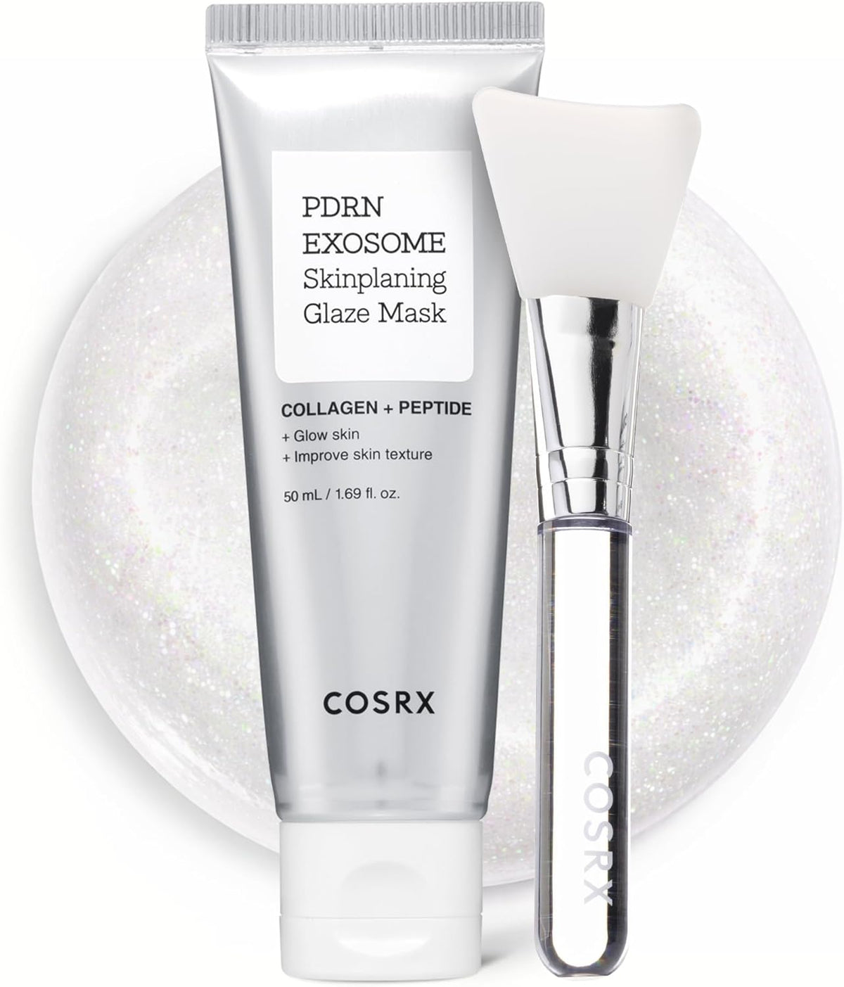 PDRN Glaze Mask + Brush - Glass Skin Peel Off