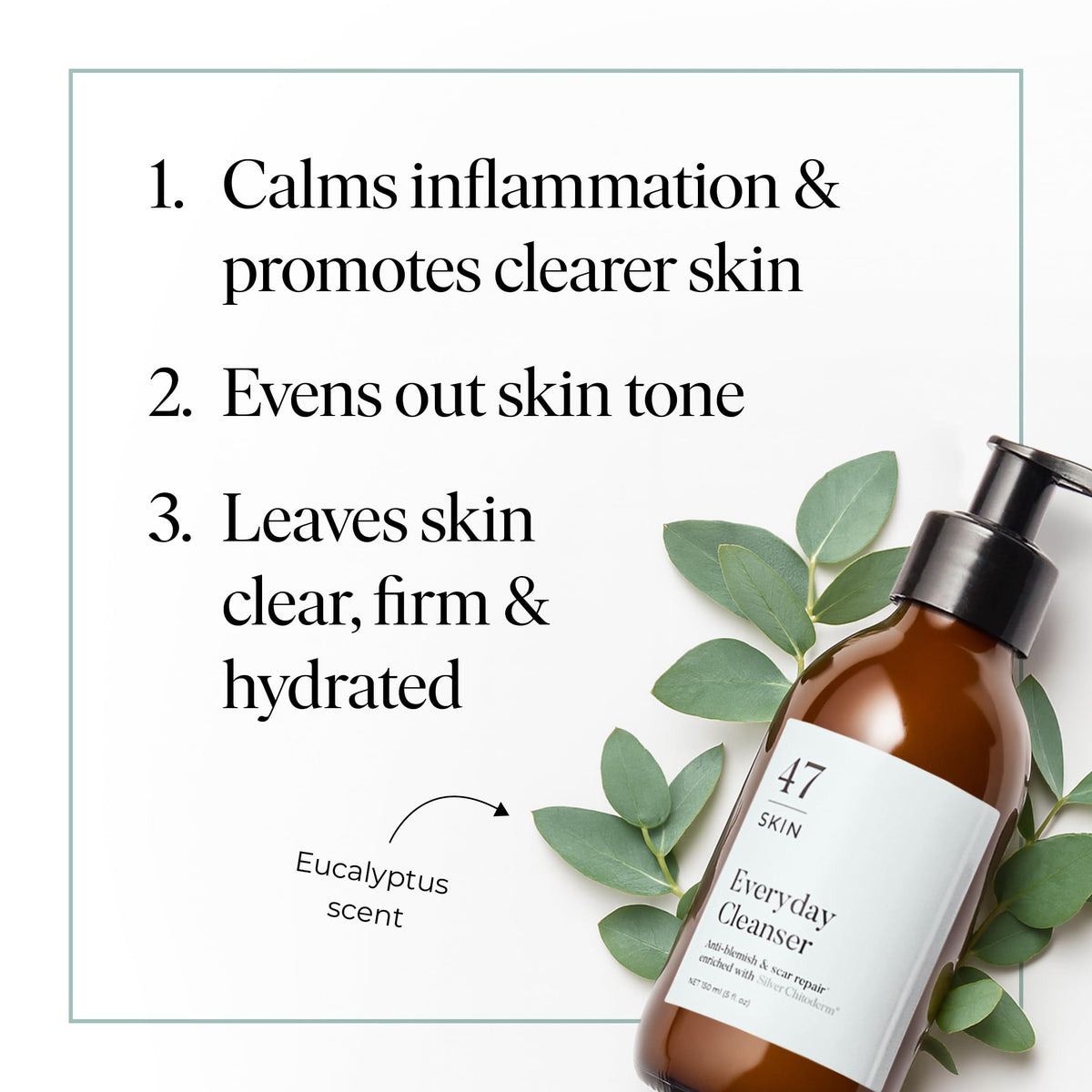 47 Skin | Anti Blemish and Scar Repair Everyday Face Cleanser