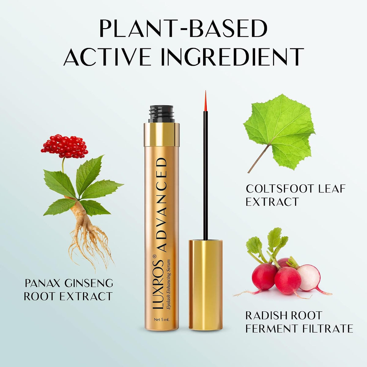 Eyelash Enhancer Serum for Thicker, Longer-Looking Lashes