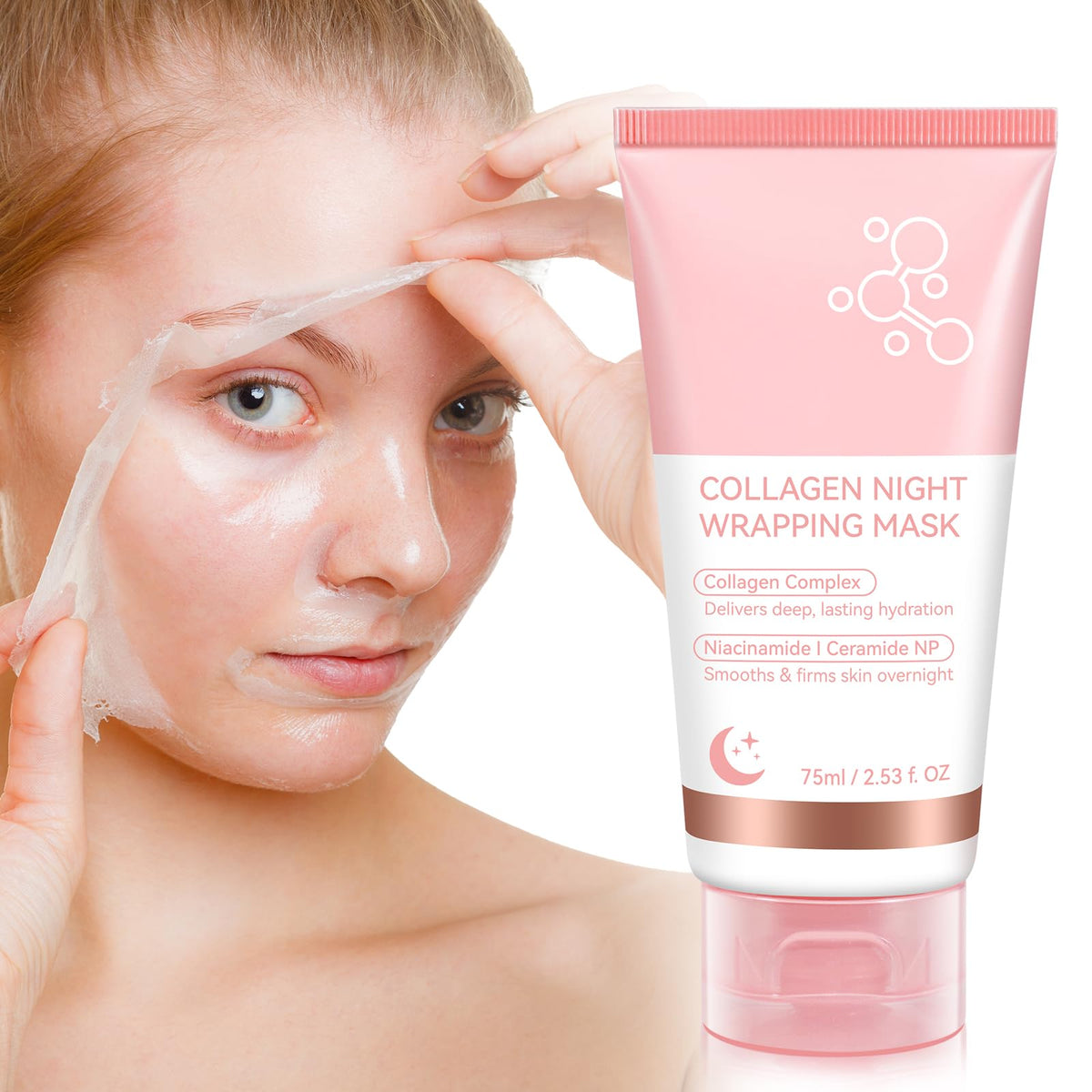 Collagen Night Face Mask + Brush
