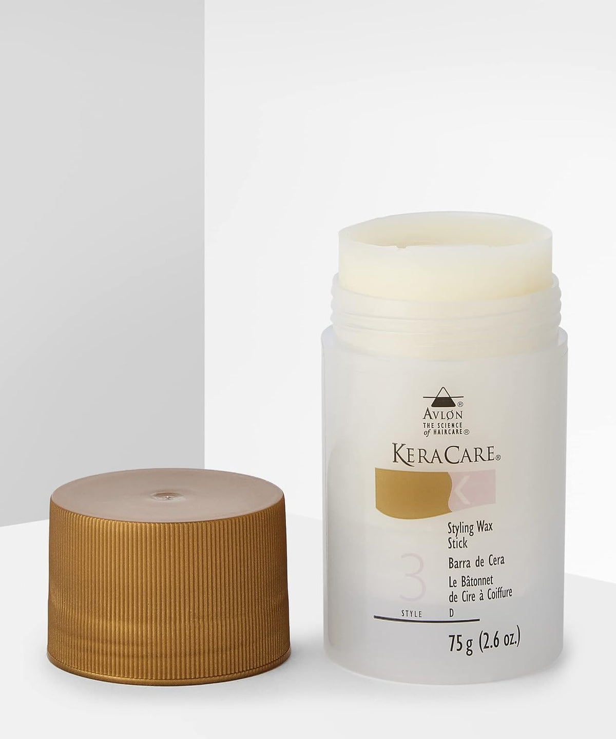 KeraCare Styling Wax Stick- Flexible Hold Wax for Edges, Braids, Flyaways 2.6oz