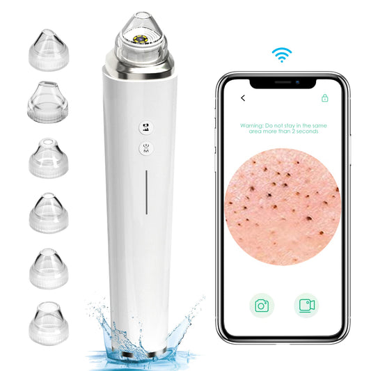 Blackhead Remover Pore Vacuum WiFi Visible Facial Pore Cleanser with HD Camera