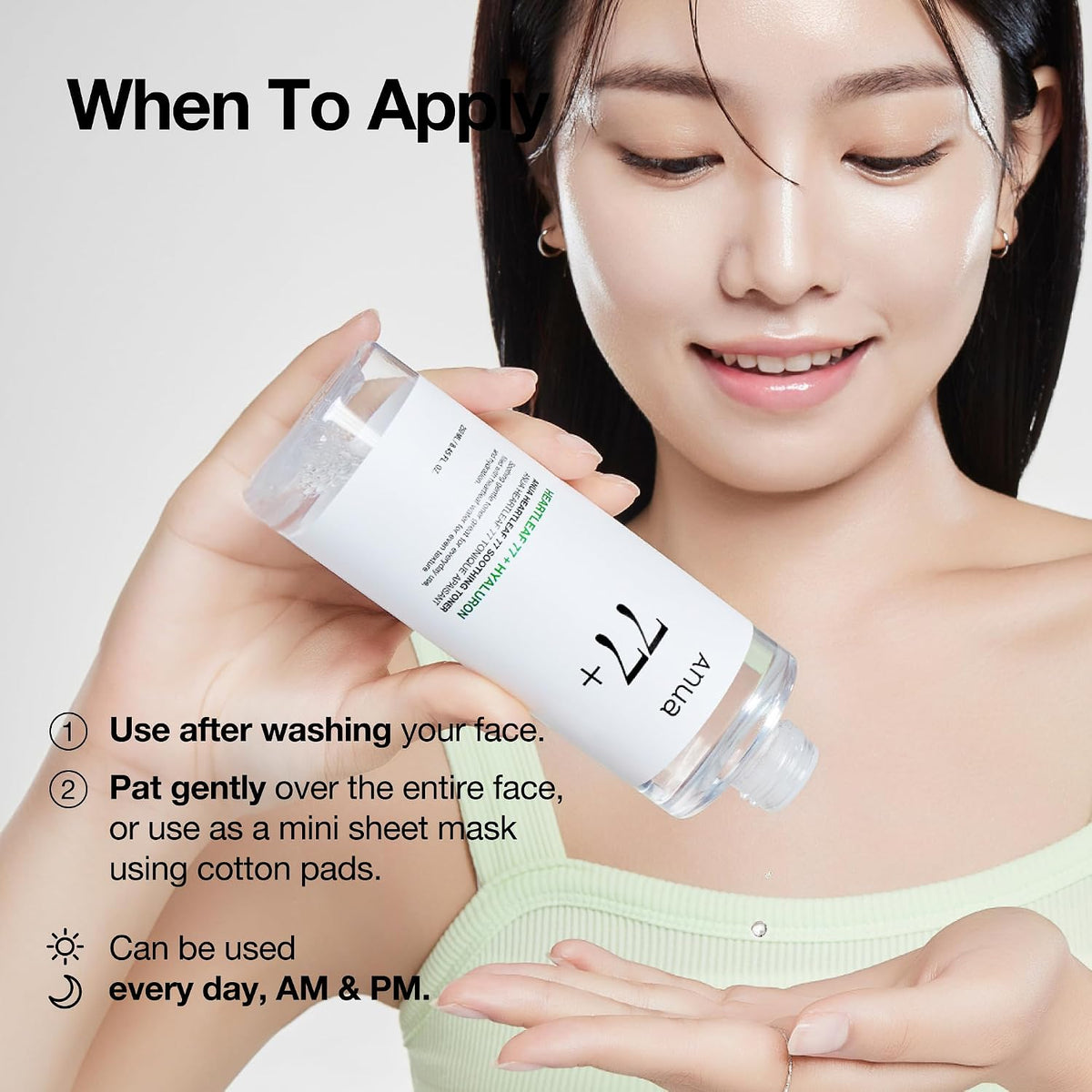 Heartleaf 77 Toner - Glass Skin & Redness Relief - 250ml