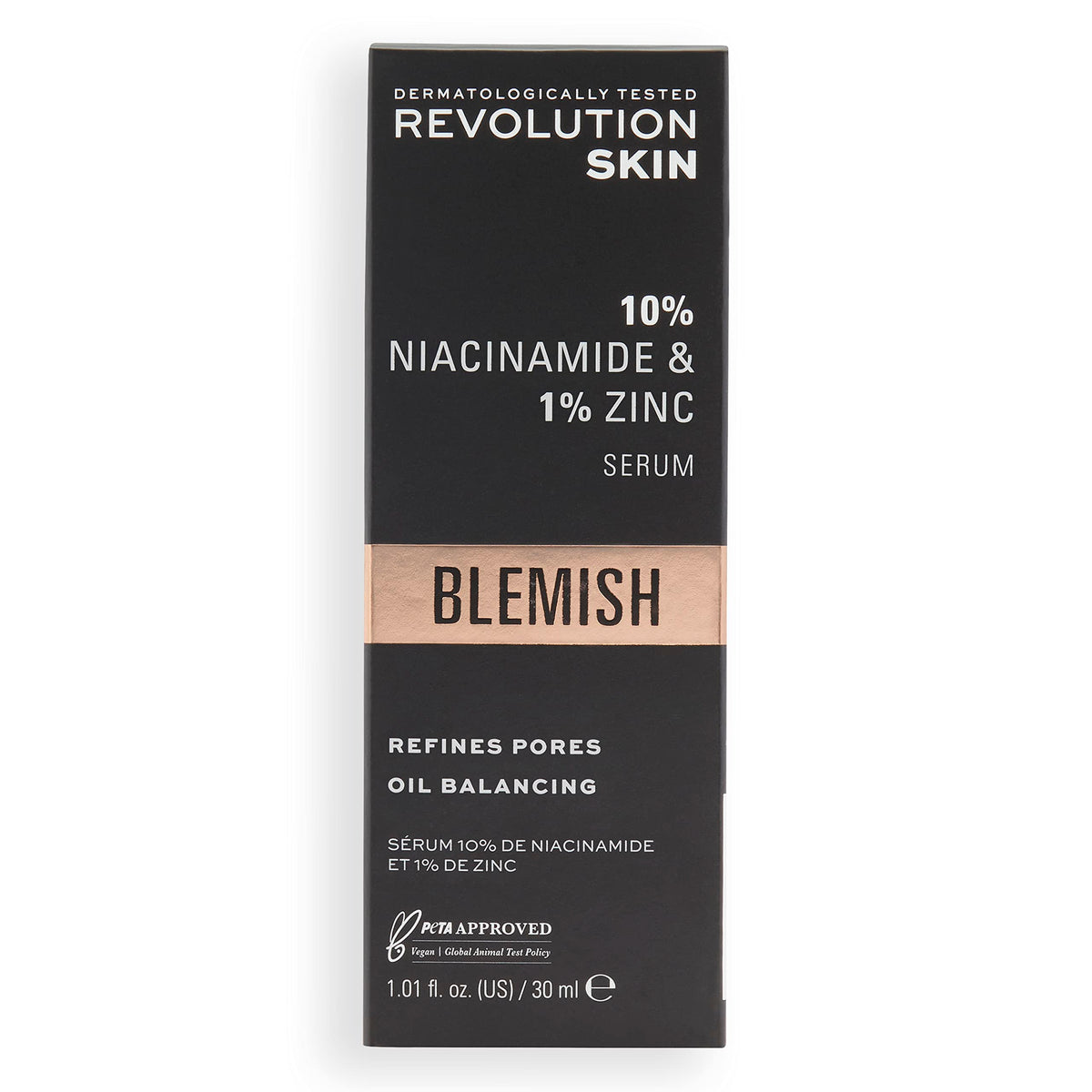 Revolution Skincare London, 10% Niacinamide + 1% Zinc Serum, Tackles Blemishes