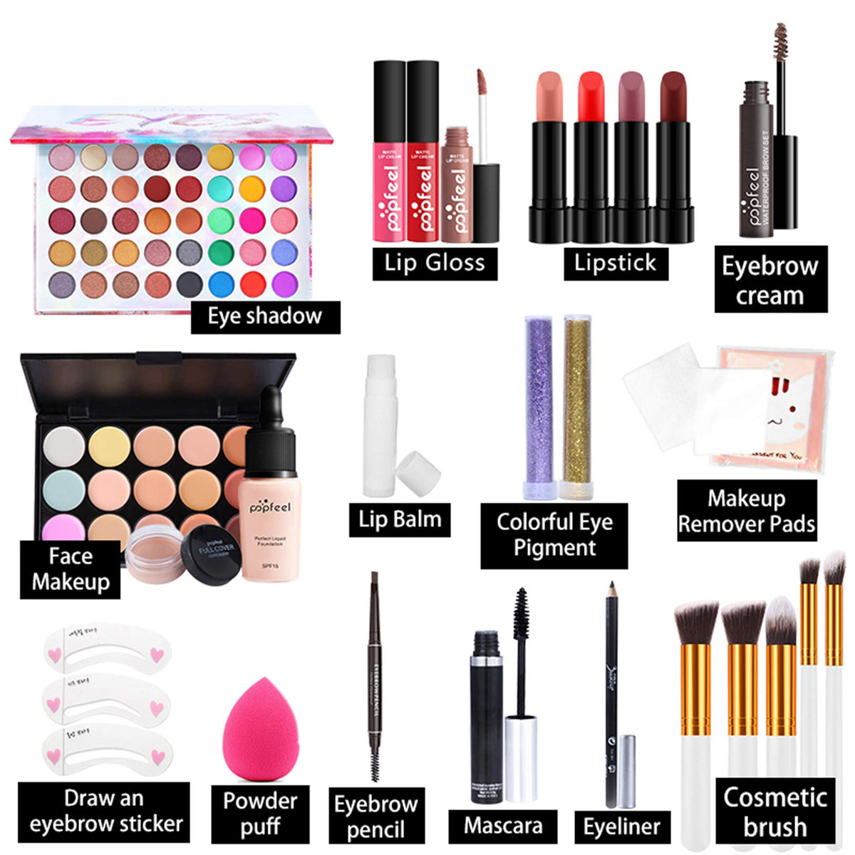 FantasyDay All-in-one Beauty Kit & Makeup Gift Set