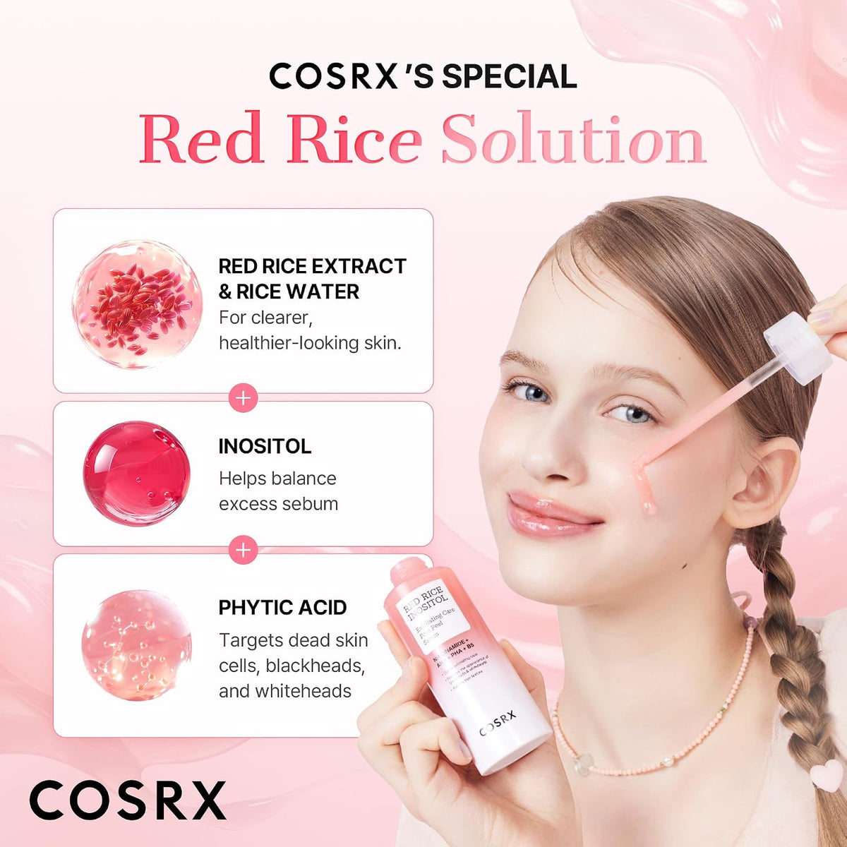 Red Rice Serum - Wide Pores & Skin Texture - 80ml
