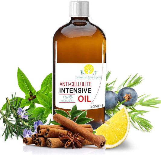 Weight Loss Fat Burner Anti Cellulite Oil 100% Natural with Pure Essential Oil