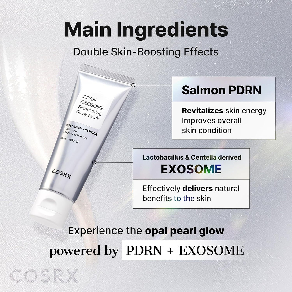 PDRN Glaze Mask + Brush - Glass Skin Peel Off