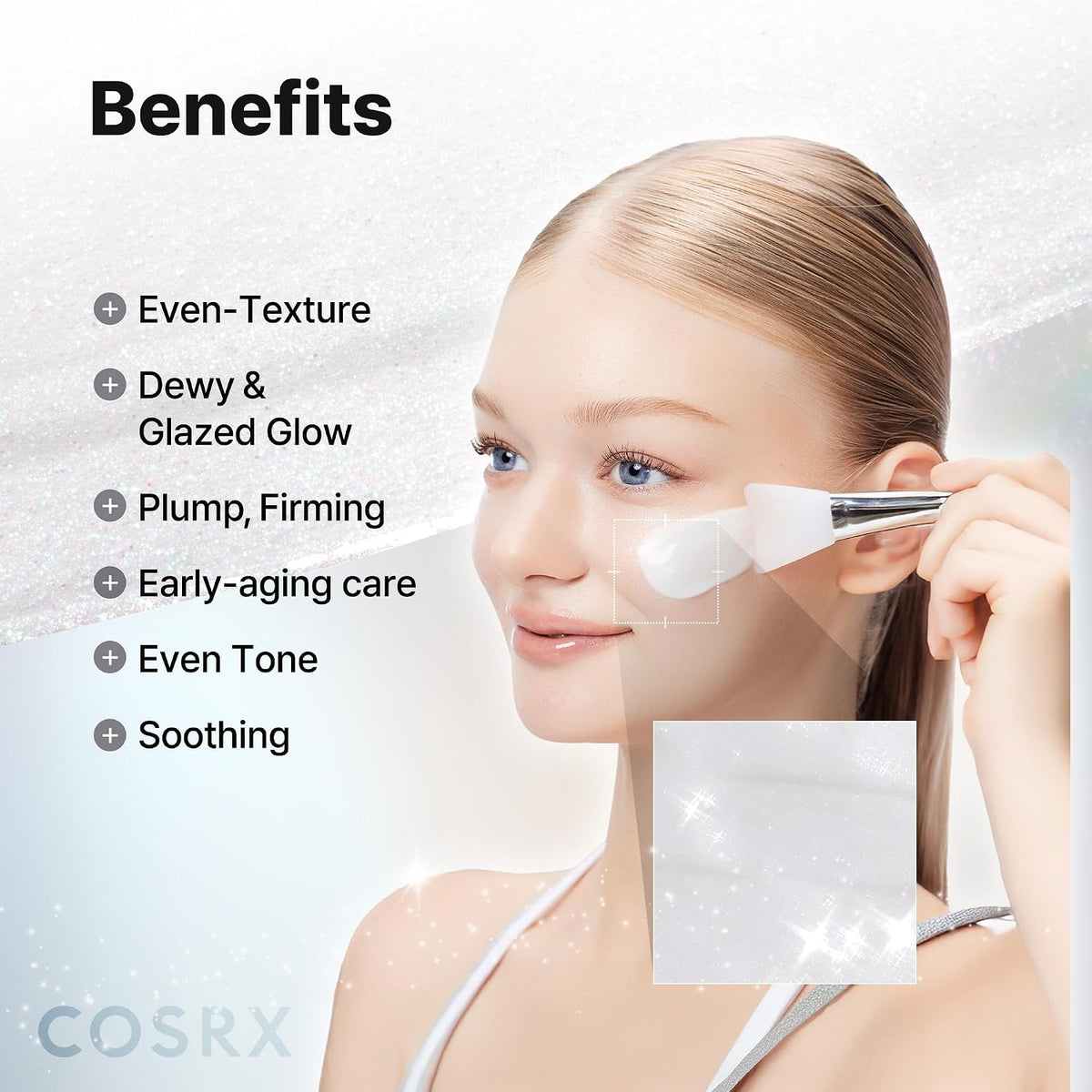 PDRN Glaze Mask + Brush - Glass Skin Peel Off