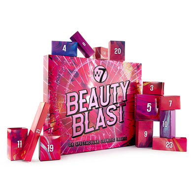 W7 Beauty Blast Advent Calendar 2025 - Individually Boxed Makeup & Cosmetic Surprises For the 24 Days to Christmas