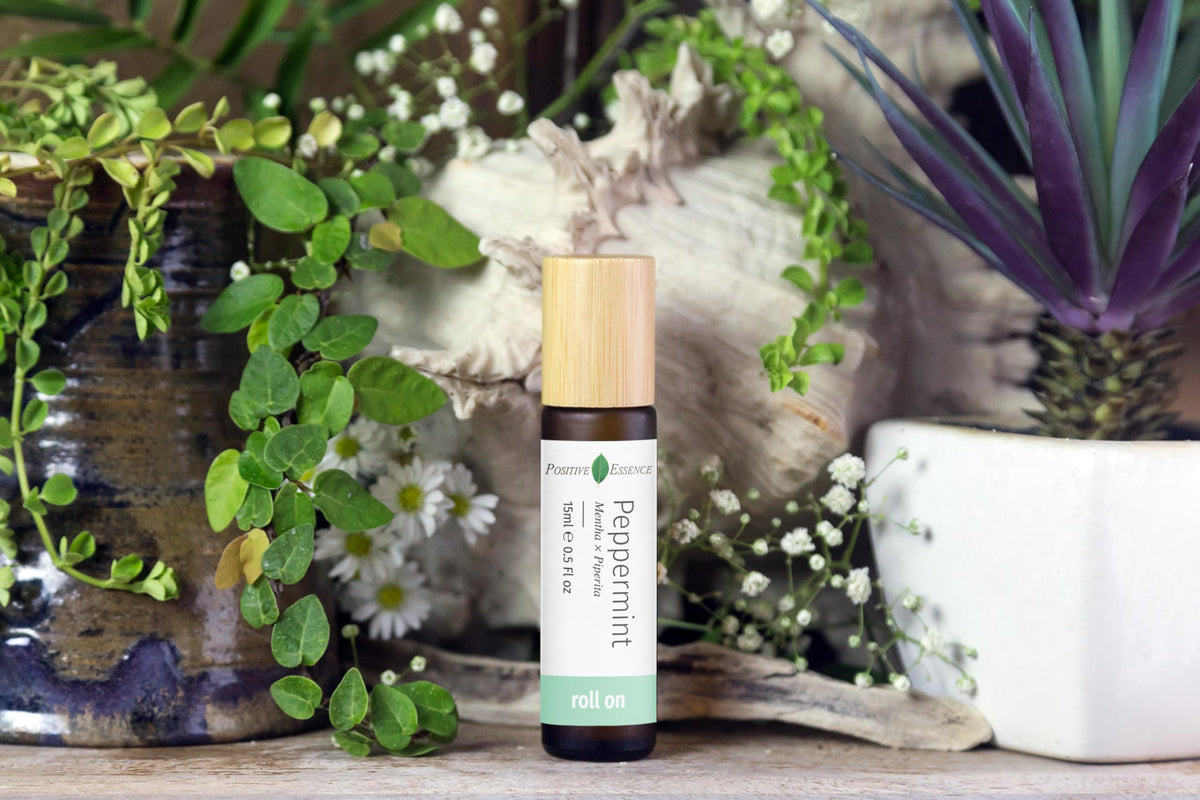 Peppermint Essential Oil Roll On, Calming, Headache, Tension and Anxiety Stress Relief