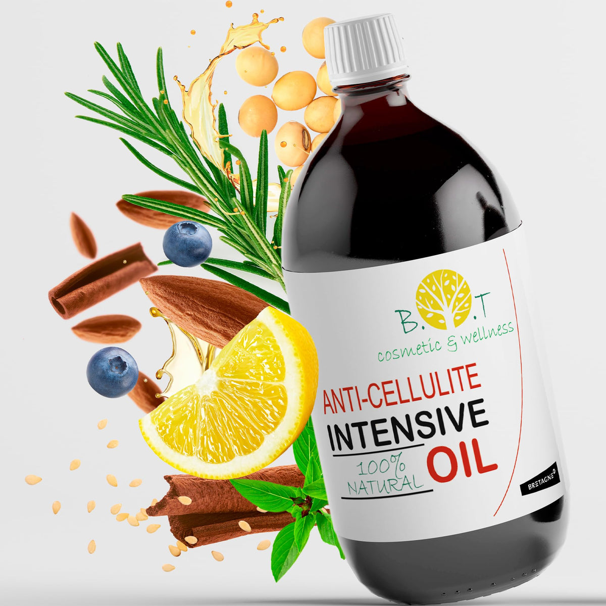 Weight Loss Fat Burner Anti Cellulite Oil 100% Natural with Pure Essential Oil