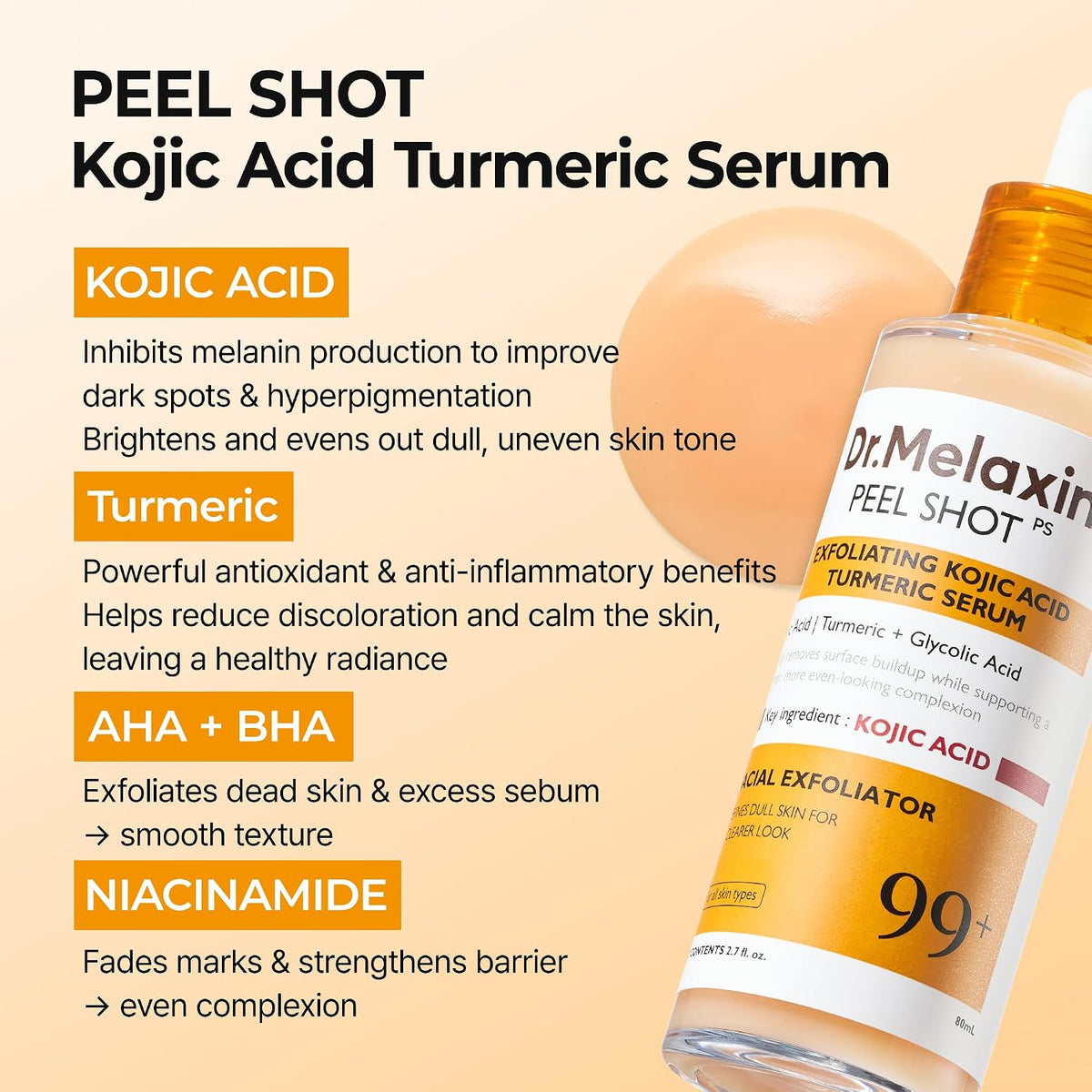 Dr.Melaxin Peel Shot - Kojic Acid Dark Spot Corrector