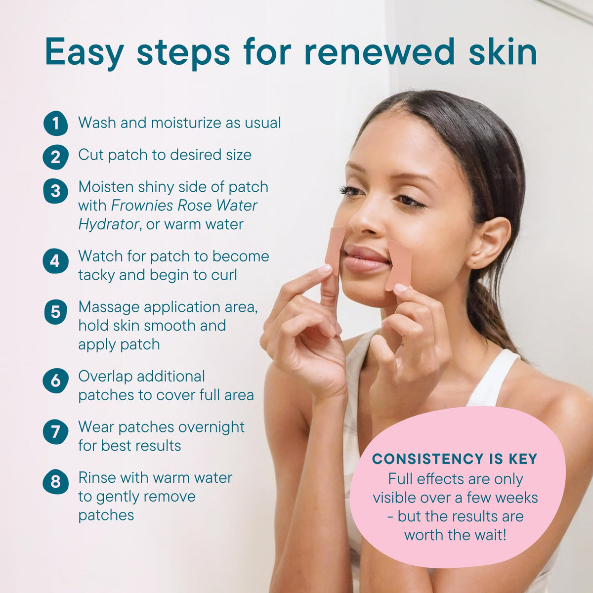 Frownies Anti-Wrinkle facial smoother Patches