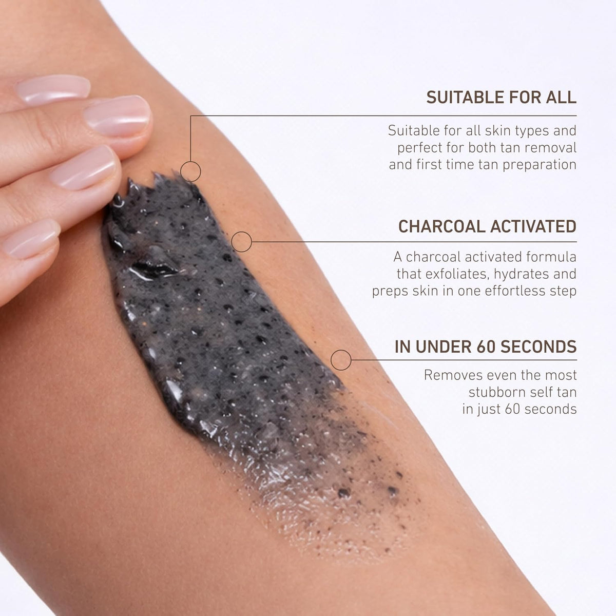 VITA LIBERATA - Gentle Fake Tan Remover | Charcoal Cleanse | Vegan 200ml