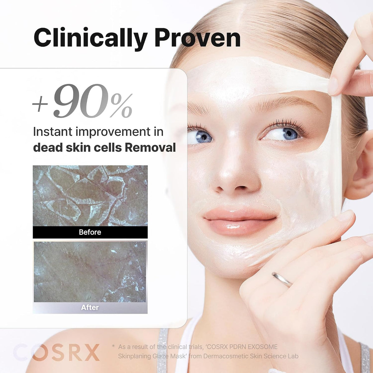 PDRN Glaze Mask + Brush - Glass Skin Peel Off