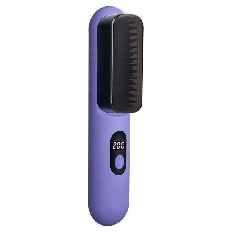 Wireless Negative Ion Hair Straightener Comb