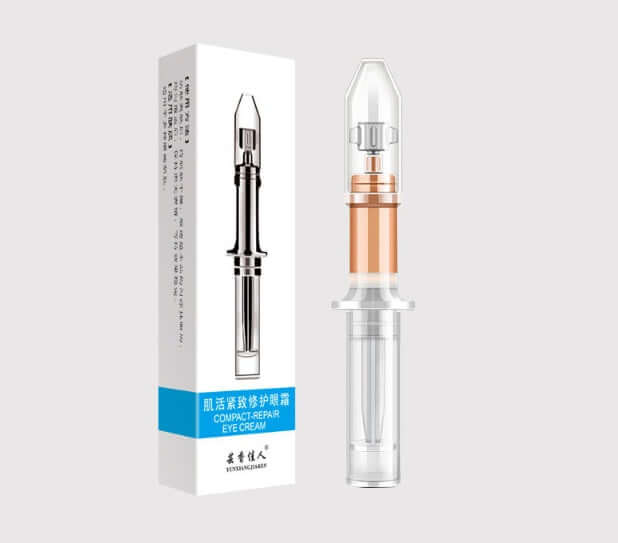 eye cream packaging and applicator for firming and anti-wrinkle benefits
