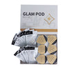 Glam Pod skincare product set with various items displayed against a white background