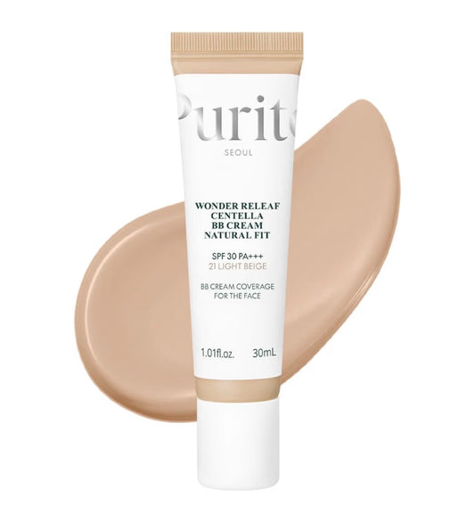 PURITO Wonder Releaf Centella BB Cream Natural Fit 21 Light Beige