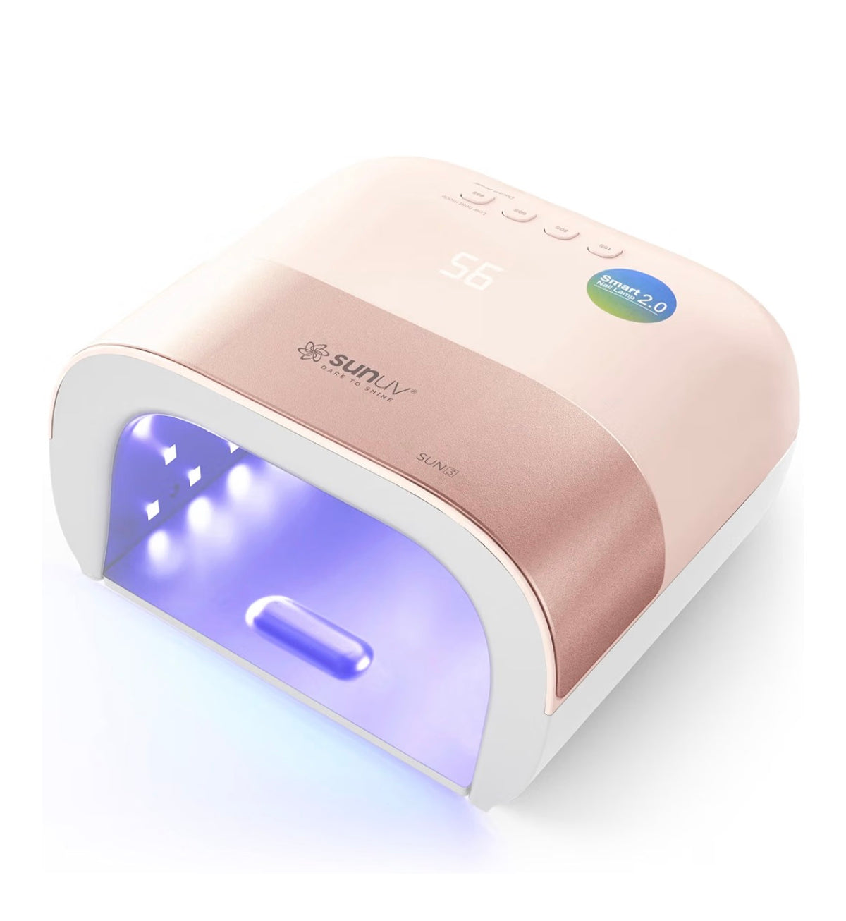 SUNUV - Smart 2.0 UV LED Nail Lamp | Professional Gel Curing | Pink