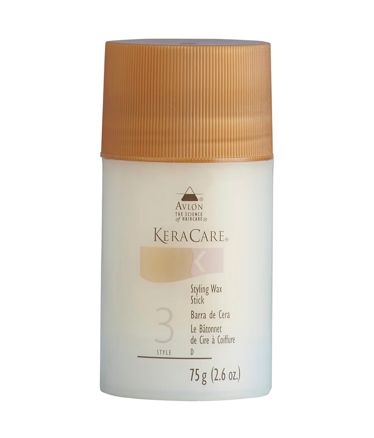 KeraCare Styling Wax Stick- Flexible Hold Wax for Edges, Braids, Flyaways 2.6oz