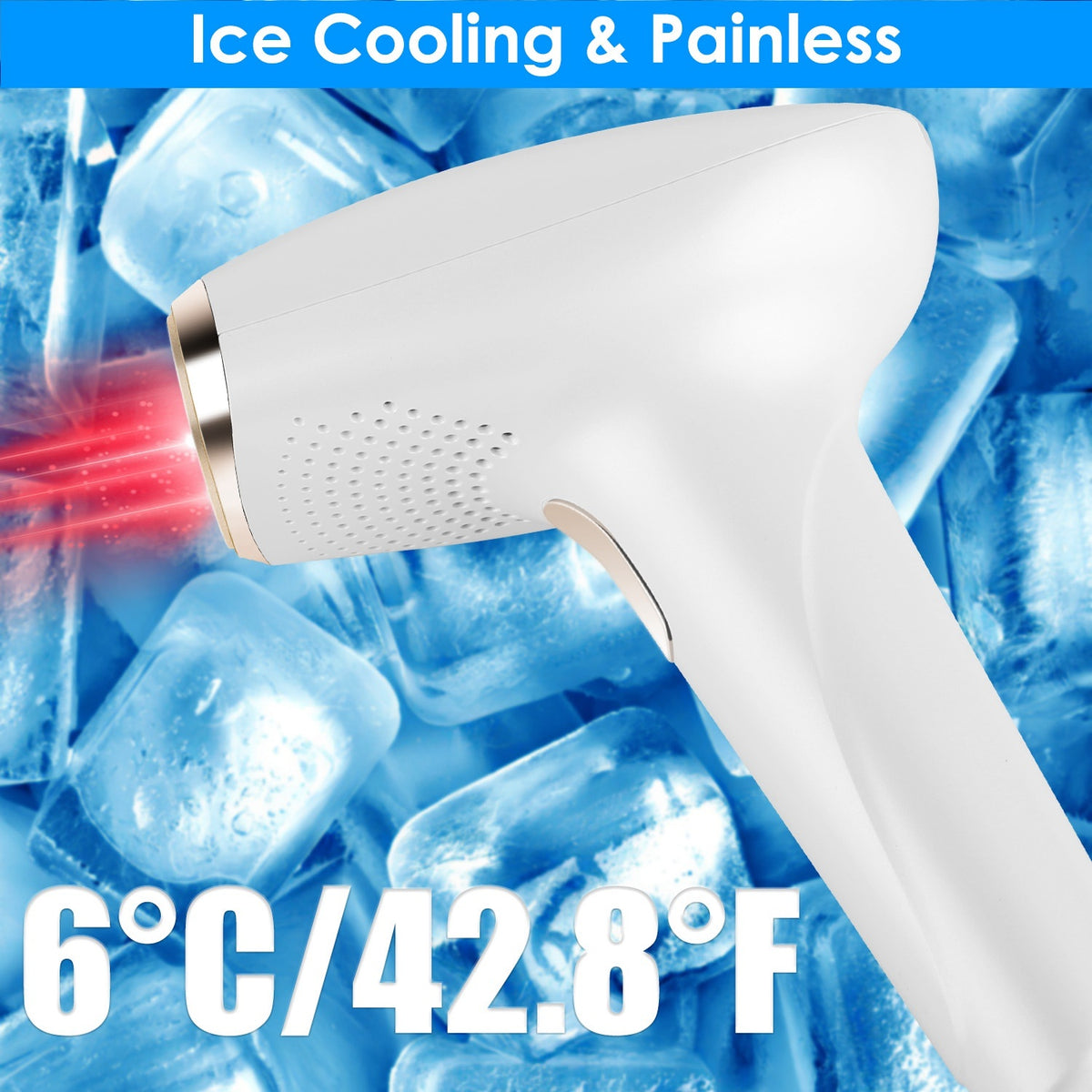 3-in-1 IPL Ice Cooling Hair Removal Device