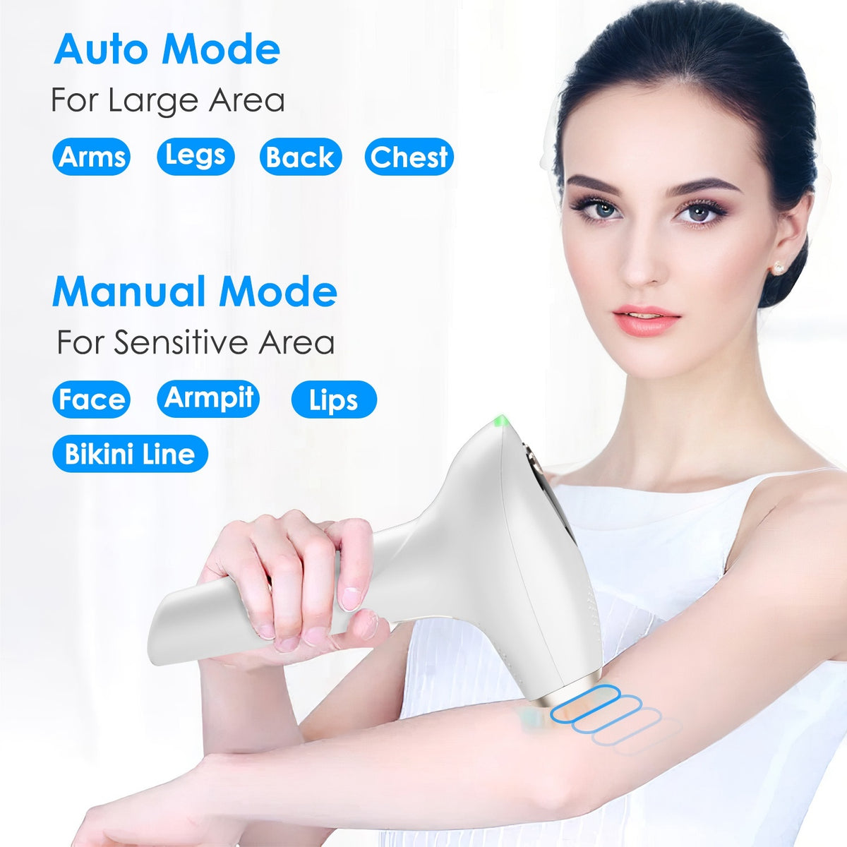 3-in-1 IPL Ice Cooling Hair Removal Device