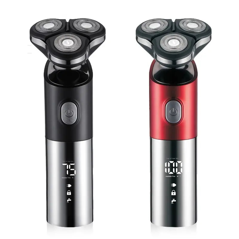 Electric Razor for Men, Waterproof Rotary Beard Trimmer