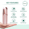 Rose gold device held in a hand with 'BeNat' branding and key features listed.